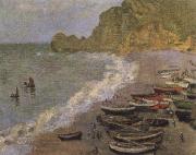 Claude Monet The Beach at Etretat Spain oil painting reproduction